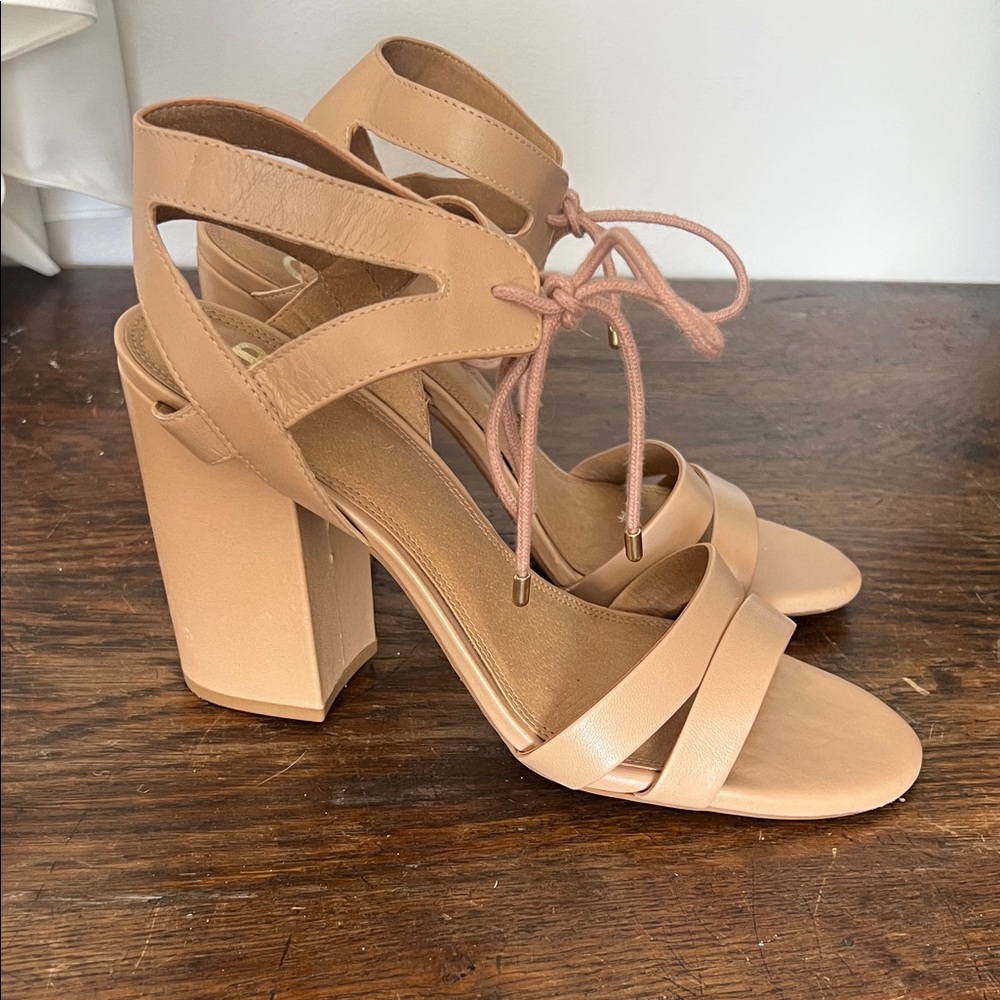 Gianni Bini Tan Strappy Heels